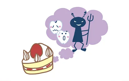 虫歯の原因:糖分